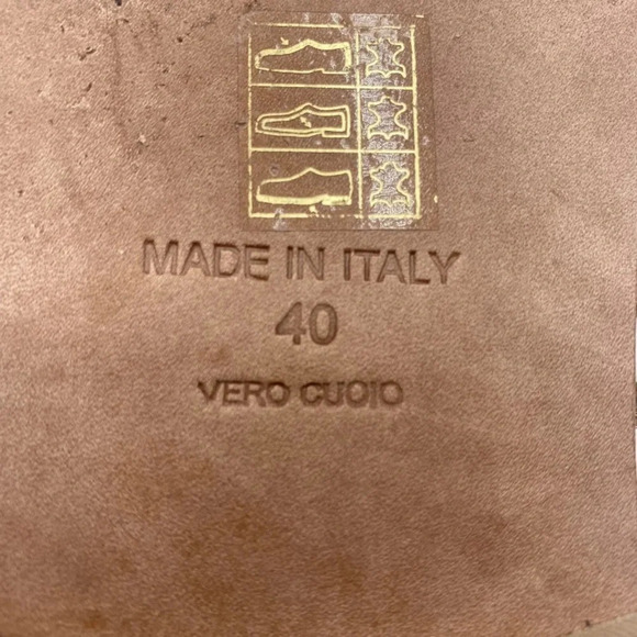 Joie Sahara Metallic Leather‎ Sandals Womens Size 9.5 40 - Picture 8 of 8